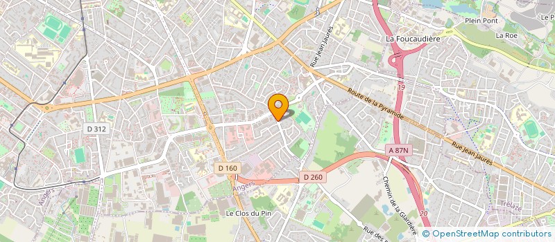 localisation de l'entreprise SCI RECOUVRANCE à ANGERS