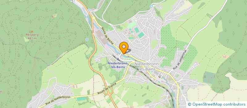 localisation de l'entreprise SCI RECRICI  NIEDERBRONN-LES-BAINS