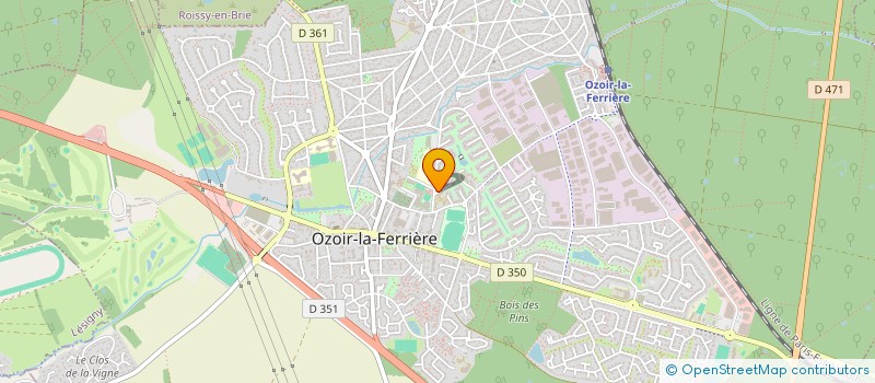 localisation de l'entreprise SCI RECRIMA  OZOIR-LA-FERRIERE