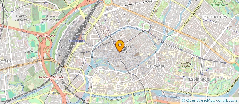 localisation de l'entreprise SCI RECTANGLE 4  STRASBOURG