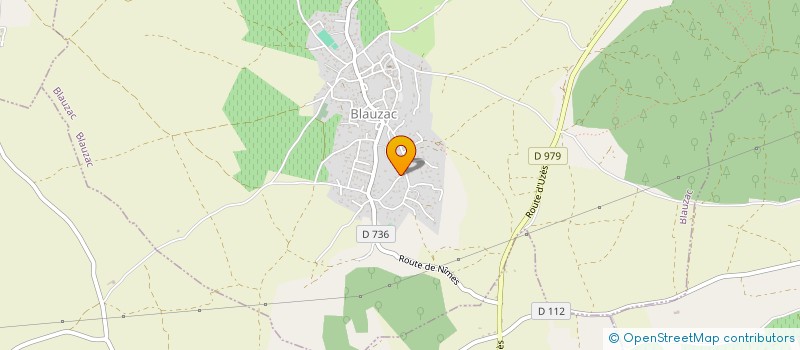 localisation de l'entreprise SCI RECYCLART  BLAUZAC