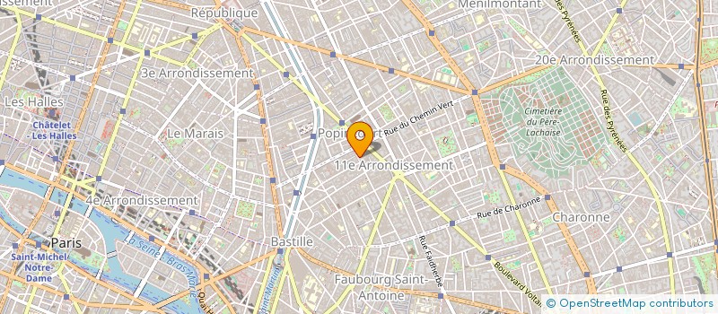 localisation de l'entreprise SCI RED  PARIS