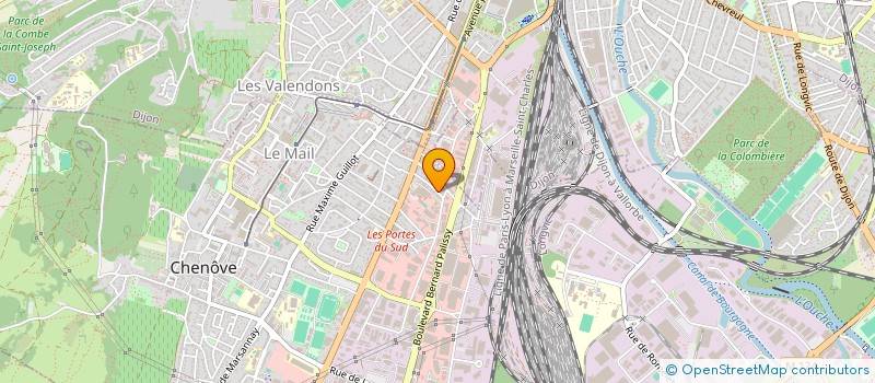 localisation de l'entreprise SCI RED à CHENOVE