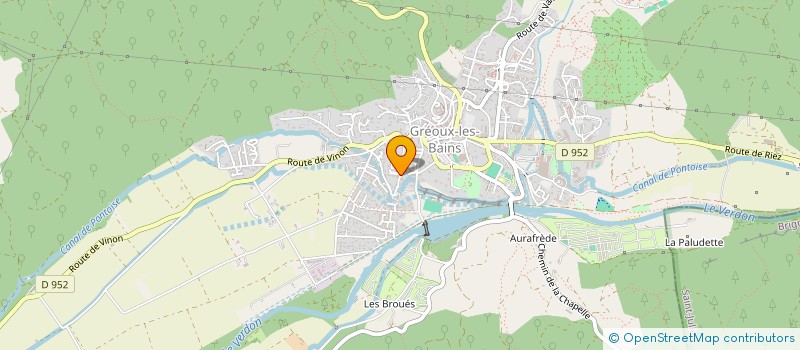 localisation de l'entreprise SCI RED  GREOUX-LES-BAINS