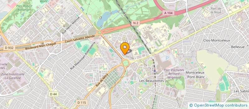 localisation de l'entreprise SCI RED CORP. INVEST à AULNAY-SOUS-BOIS
