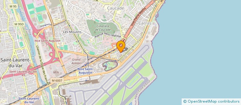 localisation de l'entreprise SCI RED MOUN à NICE