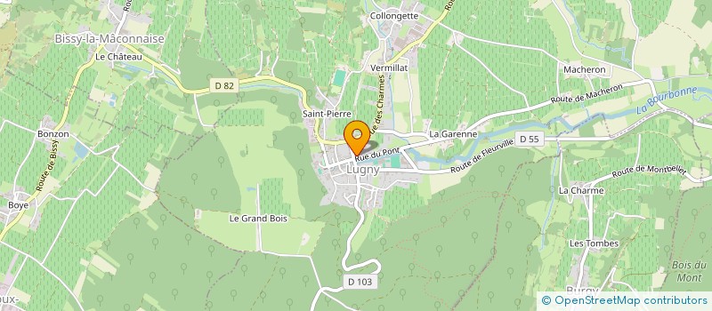 localisation de l'entreprise SCI RED PC INVEST à LUGNY