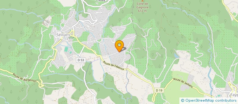 localisation de l'entreprise SCI RED ROBIN  SEILLANS