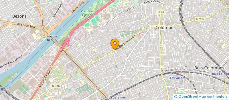 localisation de l'entreprise SCI REDA à COLOMBES