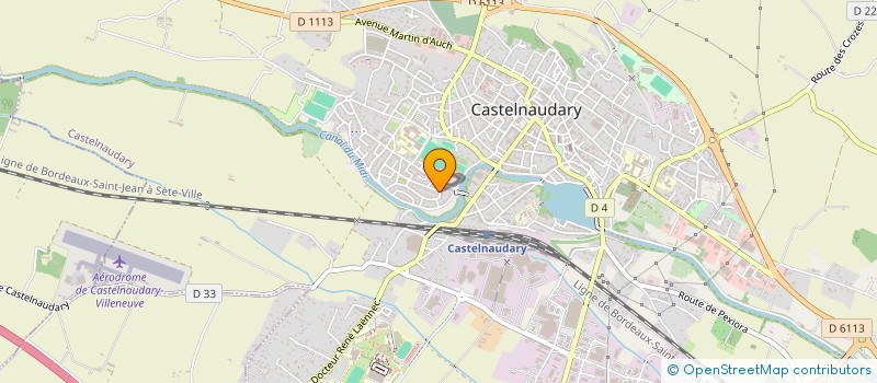 localisation de l'entreprise SCI REDA  CASTELNAUDARY