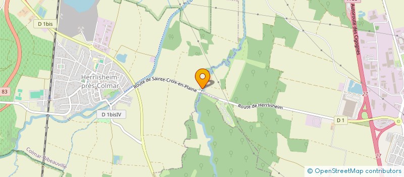 localisation de l'entreprise SCI REDAPAT  HERRLISHEIM-PRES-COLMAR