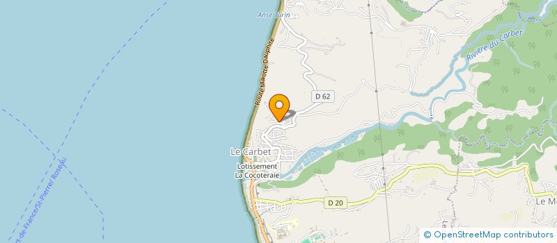 localisation de l'entreprise SCI REDAVY  LE CARBET