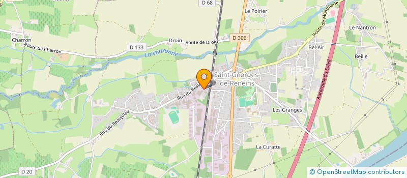 localisation de l'entreprise SCI REDBOX  SAINT GEORGES DE RENEINS