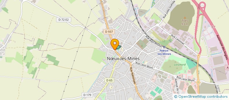 localisation de l'entreprise SCI REDEL  NUX-LES-MINES