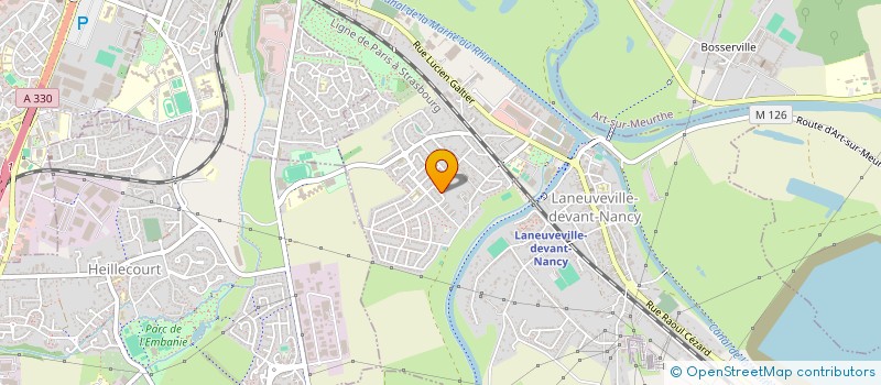 localisation de l'entreprise SCI REDELF INVESTISSEMENTS  LANEUVEVILLE-DEVANT-NANCY