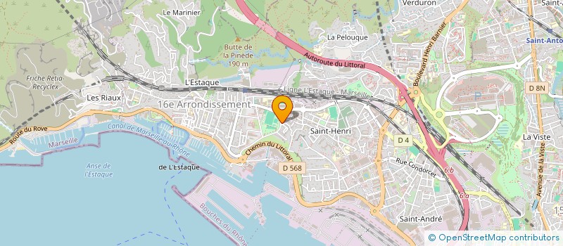 localisation de l'entreprise SCI REDFAR à MARSEILLE