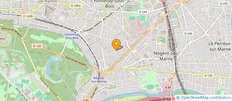 localisation de l'entreprise SCI REDIE  NOGENT-SUR-MARNE
