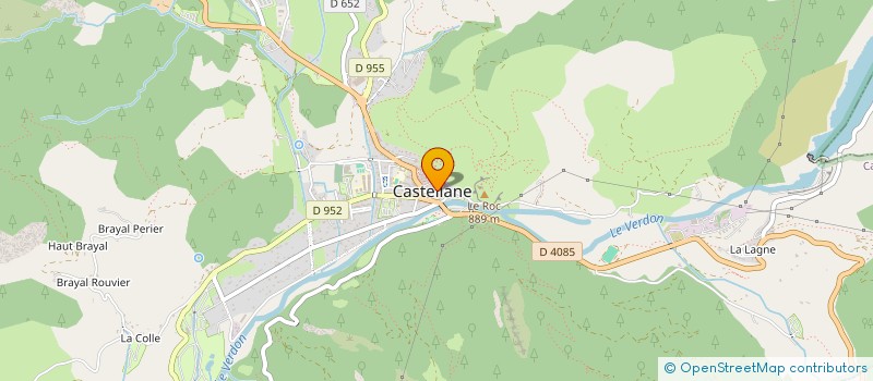 localisation de l'entreprise SCI REDIGE  LA PALUD-SUR-VERDON