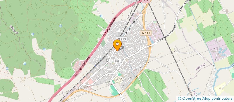 localisation de l'entreprise SCI REDLEGGS  MILHAUD