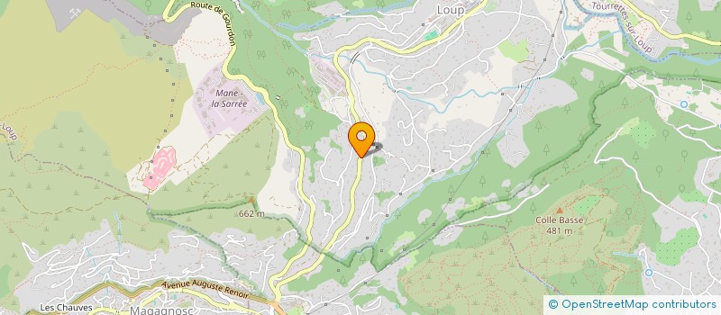 localisation de l'entreprise SCI REDLINE à LE BAR-SUR-LOUP