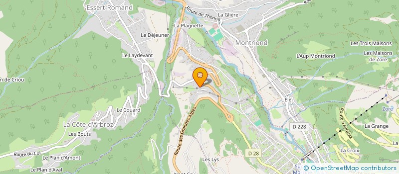 localisation de l'entreprise SCI REDMANEALAND à MORZINE
