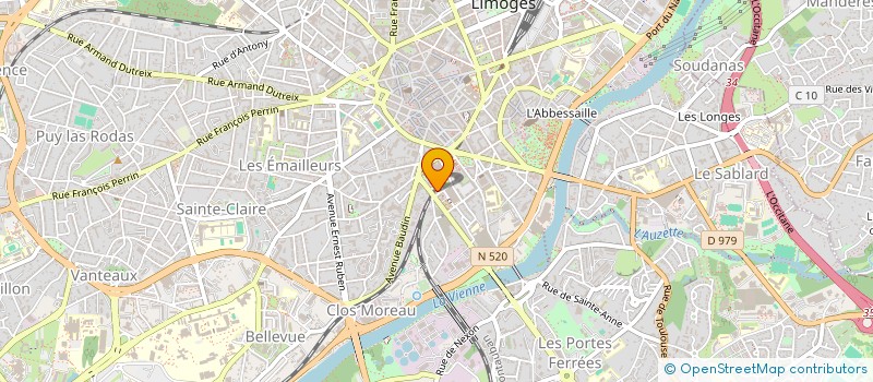 localisation de l'entreprise SCI REDON DES VIGNES à LIMOGES