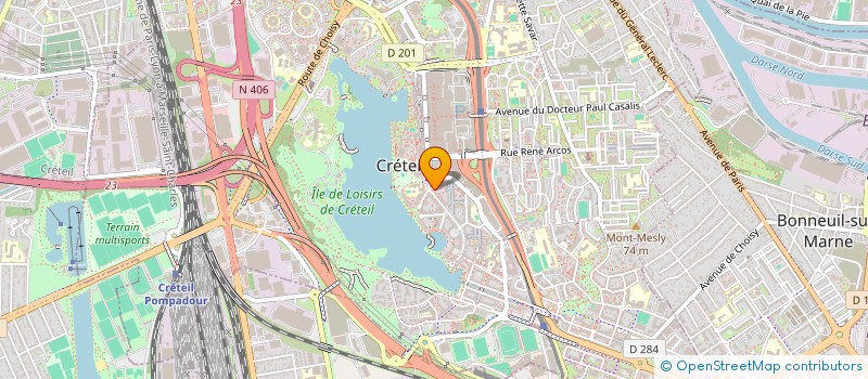 localisation de l'entreprise SCI REDON SL à CRETEIL