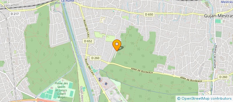 localisation de l'entreprise SCI REDONNET  GUJAN-MESTRAS