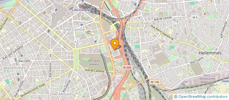 localisation de l'entreprise SCI REDSTAR à LILLE