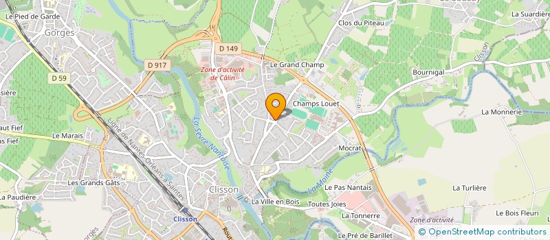 localisation de l'entreprise SCI REDUREAU  GETIGNE