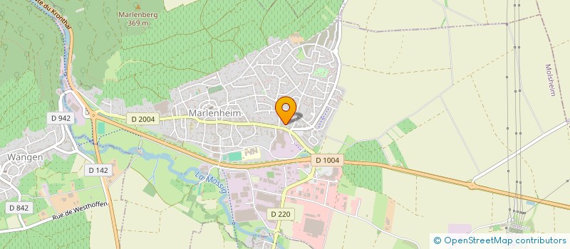 localisation de l'entreprise SCI REEB MARLENHEIM  MARLENHEIM