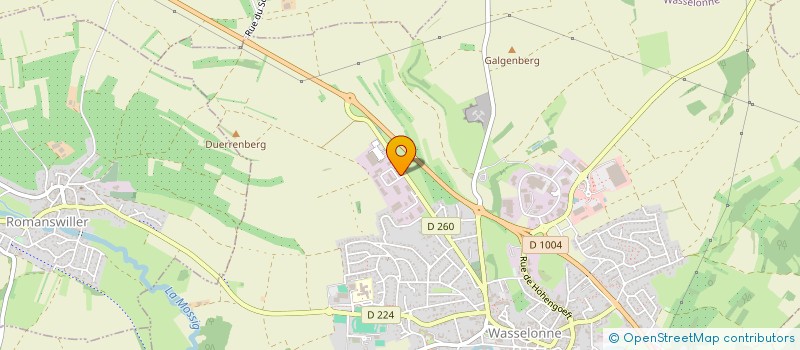 localisation de l'entreprise SCI REEDUCATION DES COTEAUX  WASSELONNE