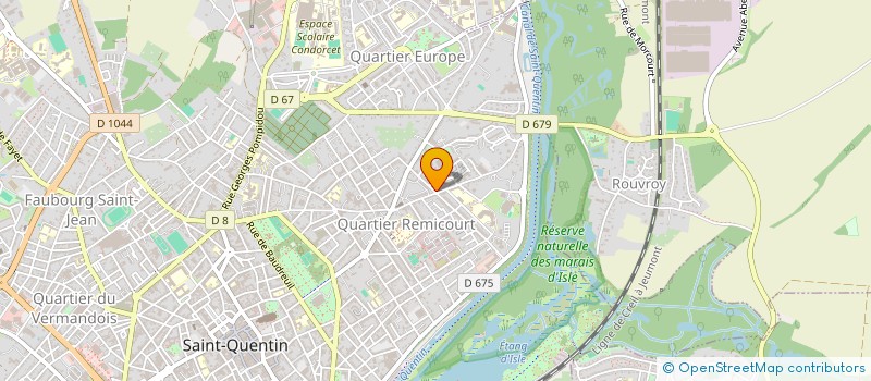 localisation de l'entreprise SCI REEL B à SAINT-QUENTIN