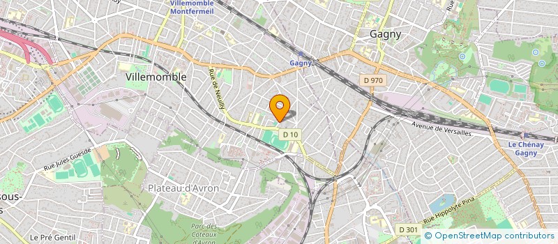 localisation de l'entreprise SCI REENSOL à VILLEMOMBLE