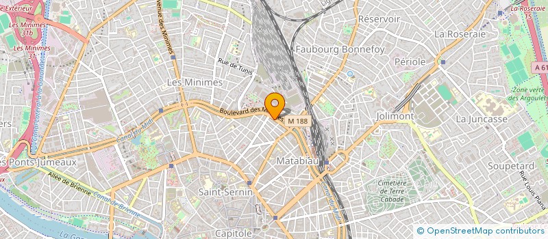 localisation de l'entreprise SCI REENVEST à TOULOUSE