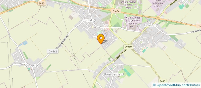 localisation de l'entreprise SCI REET à DOUAI