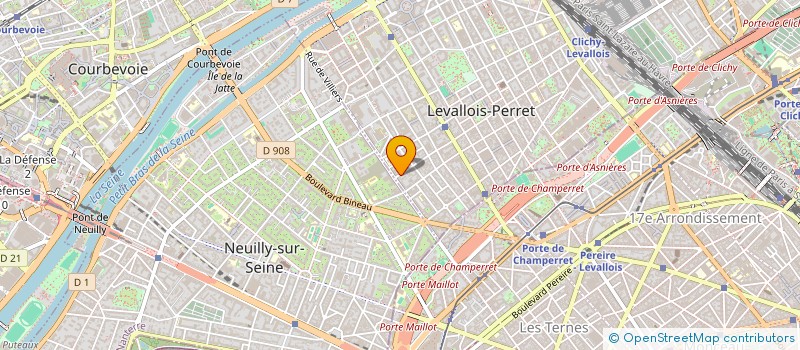 localisation de l'entreprise SCI REF à LEVALLOIS-PERRET