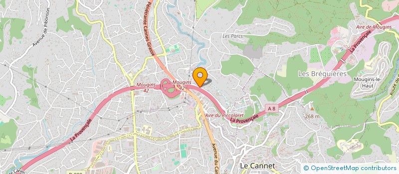 localisation de l'entreprise SCI REFA à MOUGINS