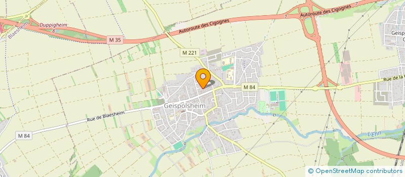 localisation de l'entreprise SCI REFERENCE  GEISPOLSHEIM