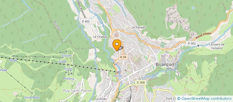 localisation de l'entreprise SCI REFIRIC à BRIANCON