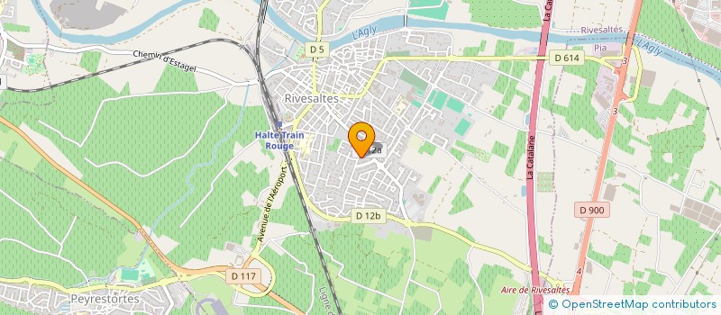 localisation de l'entreprise SCI REFRAN  RIVESALTES