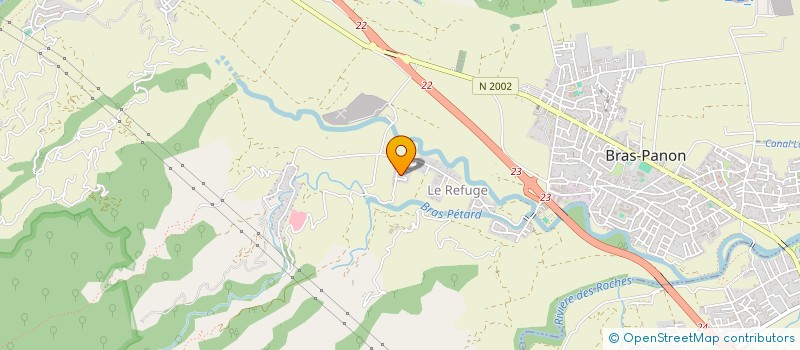 localisation de l'entreprise SCI REFUGE  BRAS-PANON