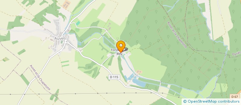 localisation de l'entreprise SCI REFUGE DE BLEY  AUVET-ET-LA-CHAPELOTTE