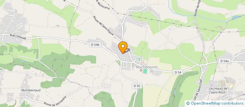 localisation de l'entreprise SCI REG  ROCHETOIRIN