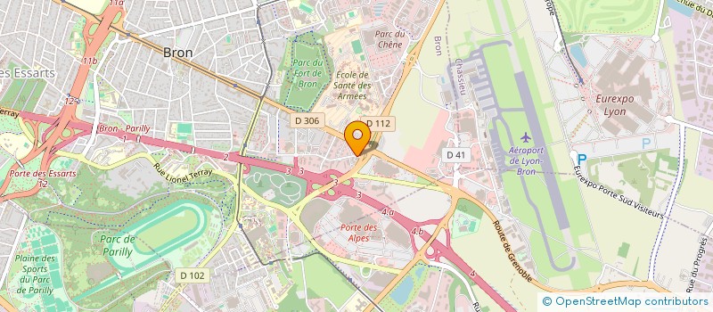 localisation de l'entreprise SCI REG  BRON