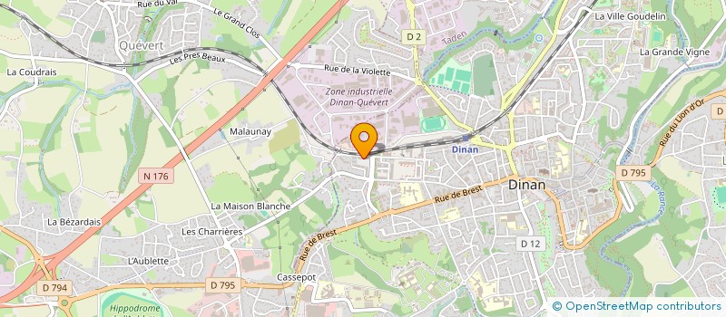 localisation de l'entreprise SCI REG DINAN  DINAN