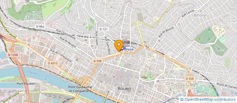 localisation de l'entreprise SCI REGA à ROUEN