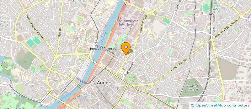 localisation de l'entreprise SCI REGADA à ANGERS