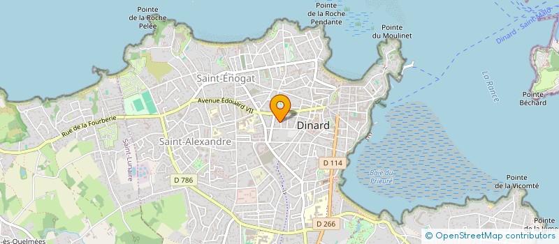 localisation de l'entreprise SCI REGAH  DINARD