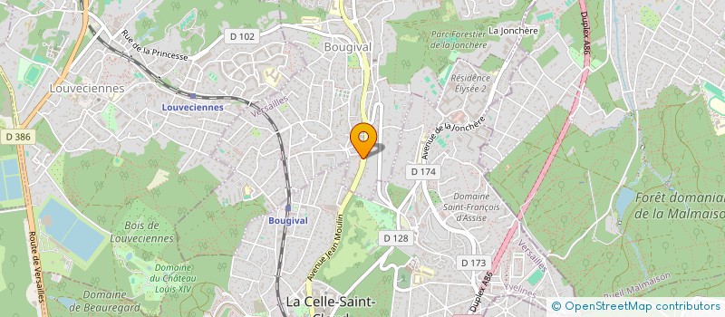 localisation de l'entreprise SCI REGAIN  BOUGIVAL